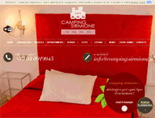 Tablet Screenshot of camping-sirmione.it